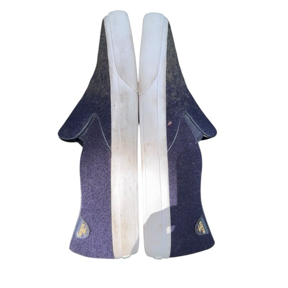 TORY BURCH Rudi Stardust Wool Ombre Blue Green Sneakers Size 9 - Picture 14 of 14